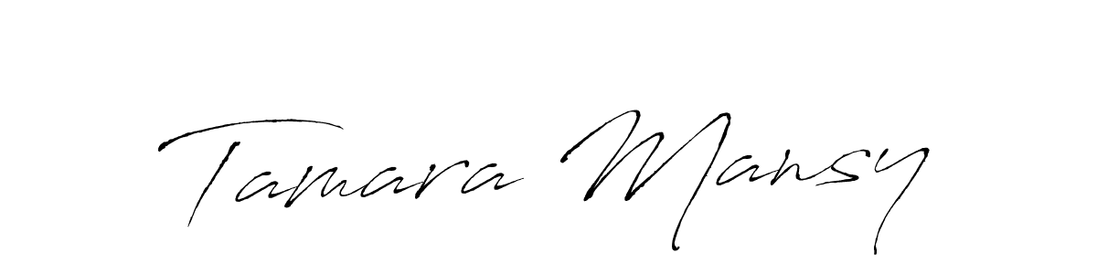 if you are searching for the best signature style for your name Tamara Mansy. so please give up your signature search. here we have designed multiple signature styles  using Antro_Vectra. Tamara Mansy signature style 6 images and pictures png