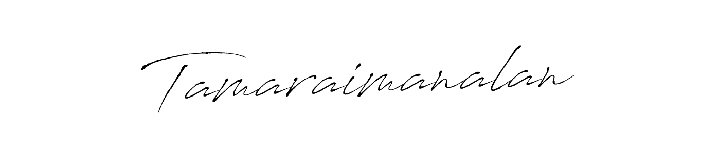 Antro_Vectra is a professional signature style that is perfect for those who want to add a touch of class to their signature. It is also a great choice for those who want to make their signature more unique. Get Tamaraimanalan name to fancy signature for free. Tamaraimanalan signature style 6 images and pictures png