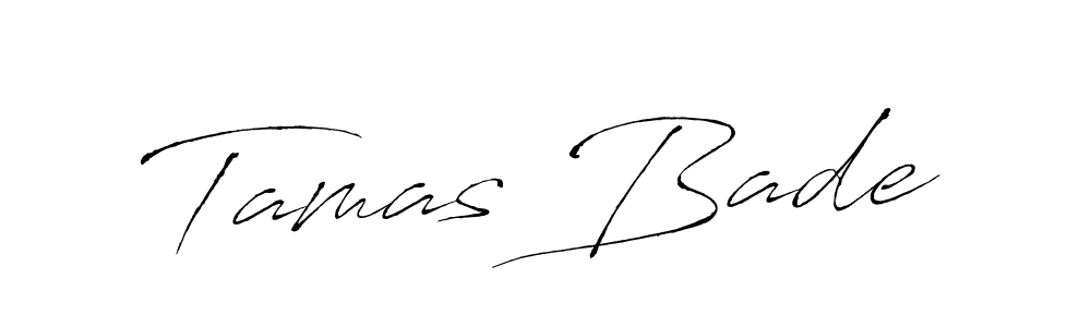 How to make Tamas Bade signature? Antro_Vectra is a professional autograph style. Create handwritten signature for Tamas Bade name. Tamas Bade signature style 6 images and pictures png