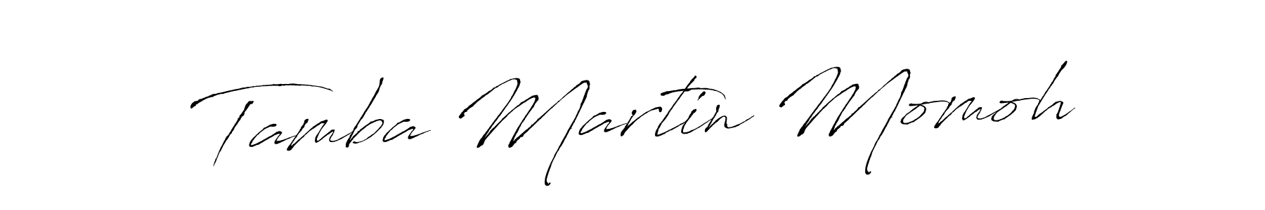 Antro_Vectra is a professional signature style that is perfect for those who want to add a touch of class to their signature. It is also a great choice for those who want to make their signature more unique. Get Tamba Martin Momoh name to fancy signature for free. Tamba Martin Momoh signature style 6 images and pictures png