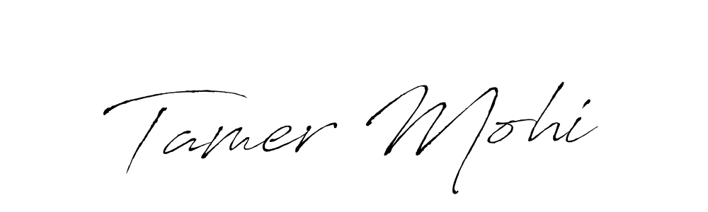 Also we have Tamer Mohi name is the best signature style. Create professional handwritten signature collection using Antro_Vectra autograph style. Tamer Mohi signature style 6 images and pictures png