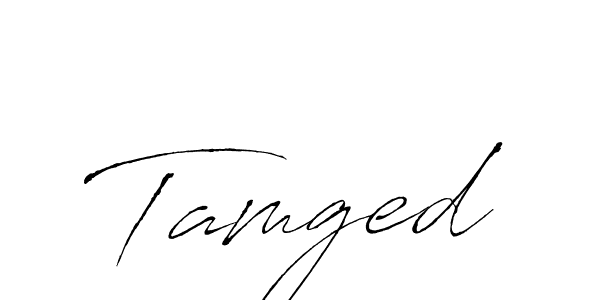 Tamged stylish signature style. Best Handwritten Sign (Antro_Vectra) for my name. Handwritten Signature Collection Ideas for my name Tamged. Tamged signature style 6 images and pictures png