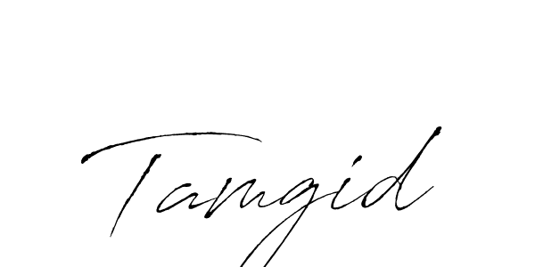 Antro_Vectra is a professional signature style that is perfect for those who want to add a touch of class to their signature. It is also a great choice for those who want to make their signature more unique. Get Tamgid name to fancy signature for free. Tamgid signature style 6 images and pictures png