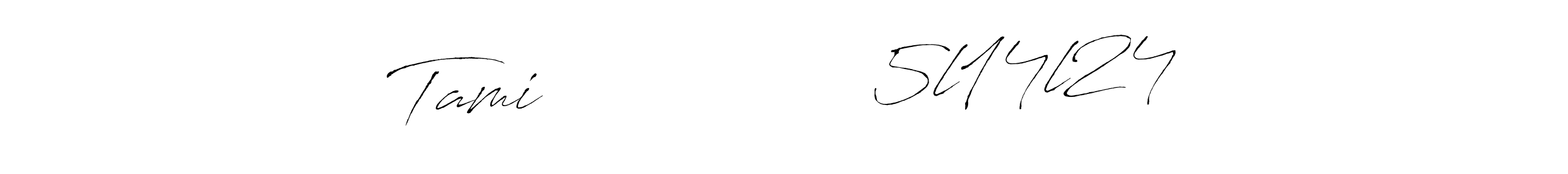 Also we have Tami                5l14l24 name is the best signature style. Create professional handwritten signature collection using Antro_Vectra autograph style. Tami                5l14l24 signature style 6 images and pictures png