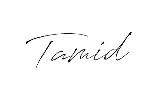 Make a beautiful signature design for name Tamid. With this signature (Antro_Vectra) style, you can create a handwritten signature for free. Tamid signature style 6 images and pictures png