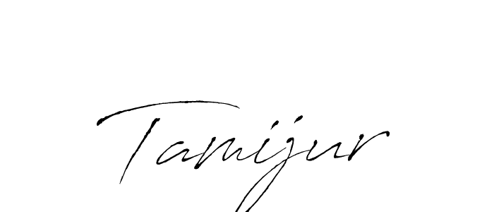 Create a beautiful signature design for name Tamijur. With this signature (Antro_Vectra) fonts, you can make a handwritten signature for free. Tamijur signature style 6 images and pictures png