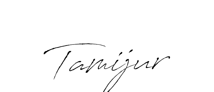 Create a beautiful signature design for name Tamijur. With this signature (Antro_Vectra) fonts, you can make a handwritten signature for free. Tamijur signature style 6 images and pictures png