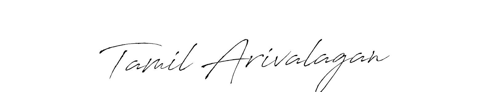 Use a signature maker to create a handwritten signature online. With this signature software, you can design (Antro_Vectra) your own signature for name Tamil Arivalagan. Tamil Arivalagan signature style 6 images and pictures png