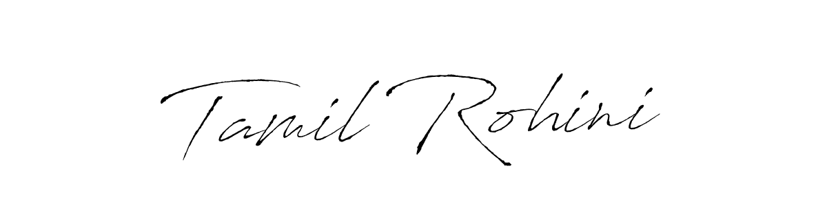 Also we have Tamil Rohini name is the best signature style. Create professional handwritten signature collection using Antro_Vectra autograph style. Tamil Rohini signature style 6 images and pictures png