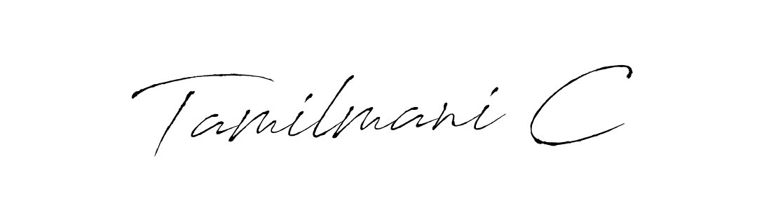 Tamilmani C stylish signature style. Best Handwritten Sign (Antro_Vectra) for my name. Handwritten Signature Collection Ideas for my name Tamilmani C. Tamilmani C signature style 6 images and pictures png