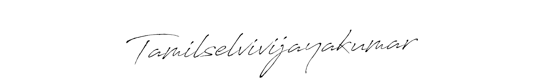 It looks lik you need a new signature style for name Tamilselvivijayakumar. Design unique handwritten (Antro_Vectra) signature with our free signature maker in just a few clicks. Tamilselvivijayakumar signature style 6 images and pictures png