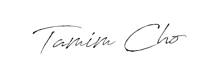 Use a signature maker to create a handwritten signature online. With this signature software, you can design (Antro_Vectra) your own signature for name Tamim Cho. Tamim Cho signature style 6 images and pictures png