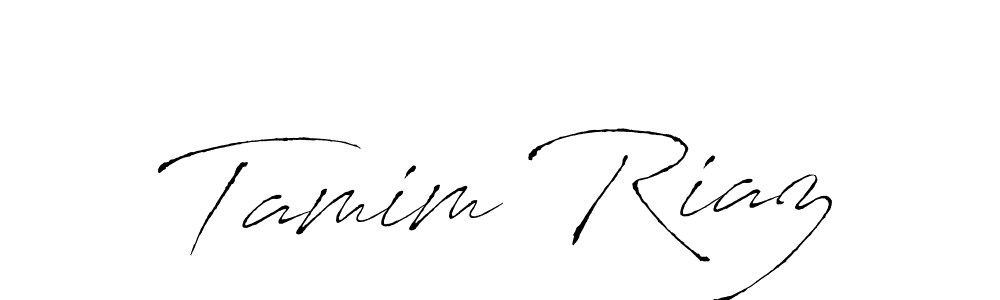 Design your own signature with our free online signature maker. With this signature software, you can create a handwritten (Antro_Vectra) signature for name Tamim Riaz. Tamim Riaz signature style 6 images and pictures png