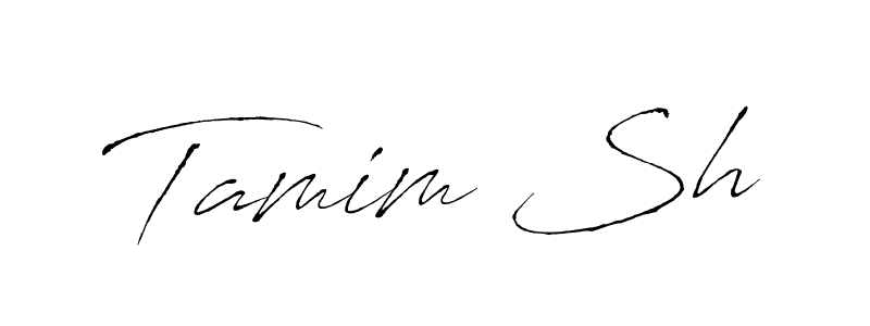 Also we have Tamim Sh name is the best signature style. Create professional handwritten signature collection using Antro_Vectra autograph style. Tamim Sh signature style 6 images and pictures png