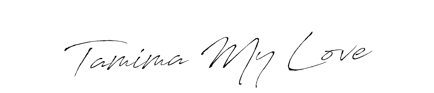 See photos of Tamima My Love official signature by Spectra . Check more albums & portfolios. Read reviews & check more about Antro_Vectra font. Tamima My Love signature style 6 images and pictures png
