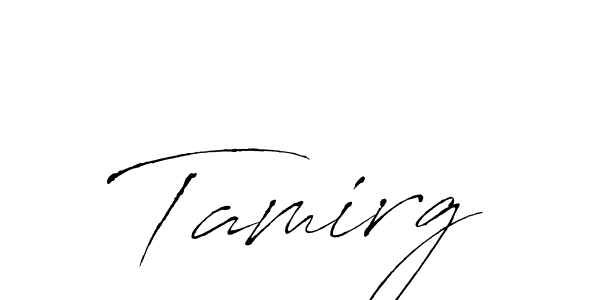 Tamirg stylish signature style. Best Handwritten Sign (Antro_Vectra) for my name. Handwritten Signature Collection Ideas for my name Tamirg. Tamirg signature style 6 images and pictures png