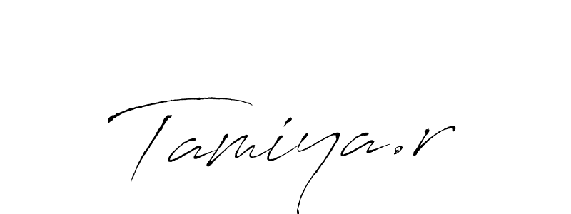 How to make Tamiya.r name signature. Use Antro_Vectra style for creating short signs online. This is the latest handwritten sign. Tamiya.r signature style 6 images and pictures png