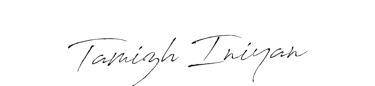 You can use this online signature creator to create a handwritten signature for the name Tamizh Iniyan. This is the best online autograph maker. Tamizh Iniyan signature style 6 images and pictures png