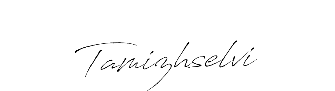 Make a beautiful signature design for name Tamizhselvi. With this signature (Antro_Vectra) style, you can create a handwritten signature for free. Tamizhselvi signature style 6 images and pictures png