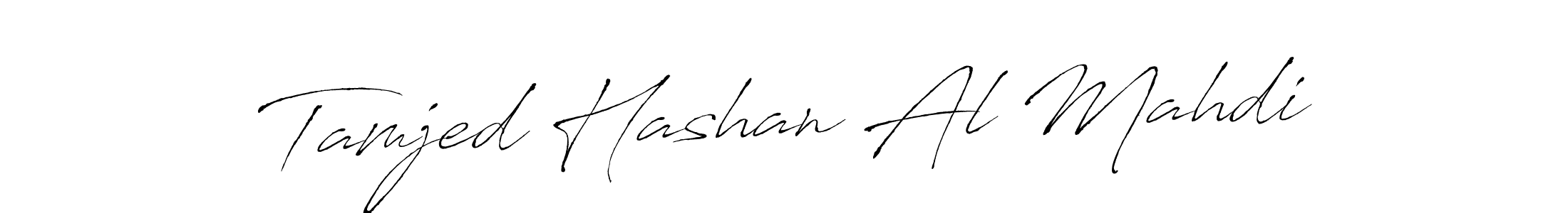 How to make Tamjed Hashan Al Mahdi signature? Antro_Vectra is a professional autograph style. Create handwritten signature for Tamjed Hashan Al Mahdi name. Tamjed Hashan Al Mahdi signature style 6 images and pictures png
