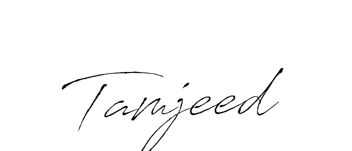 Create a beautiful signature design for name Tamjeed. With this signature (Antro_Vectra) fonts, you can make a handwritten signature for free. Tamjeed signature style 6 images and pictures png