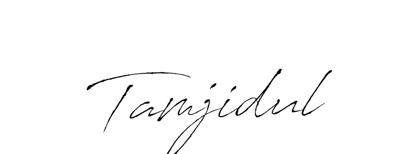Make a beautiful signature design for name Tamjidul. With this signature (Antro_Vectra) style, you can create a handwritten signature for free. Tamjidul signature style 6 images and pictures png
