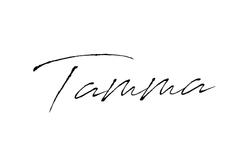 Make a beautiful signature design for name Tamma. With this signature (Antro_Vectra) style, you can create a handwritten signature for free. Tamma signature style 6 images and pictures png