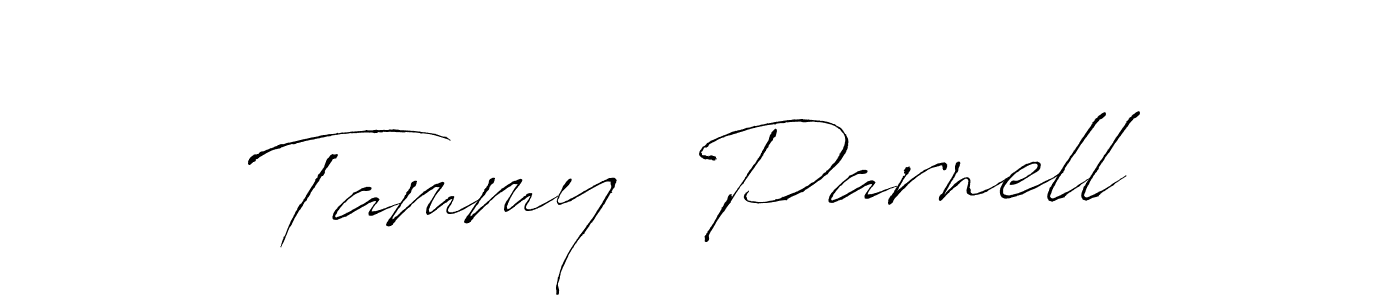 Create a beautiful signature design for name Tammy  Parnell. With this signature (Antro_Vectra) fonts, you can make a handwritten signature for free. Tammy  Parnell signature style 6 images and pictures png