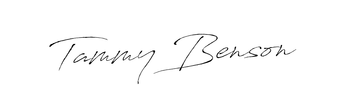 Tammy Benson stylish signature style. Best Handwritten Sign (Antro_Vectra) for my name. Handwritten Signature Collection Ideas for my name Tammy Benson. Tammy Benson signature style 6 images and pictures png