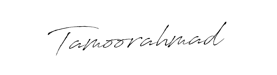 Design your own signature with our free online signature maker. With this signature software, you can create a handwritten (Antro_Vectra) signature for name Tamoorahmad. Tamoorahmad signature style 6 images and pictures png