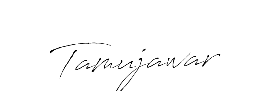 Use a signature maker to create a handwritten signature online. With this signature software, you can design (Antro_Vectra) your own signature for name Tamujawar. Tamujawar signature style 6 images and pictures png
