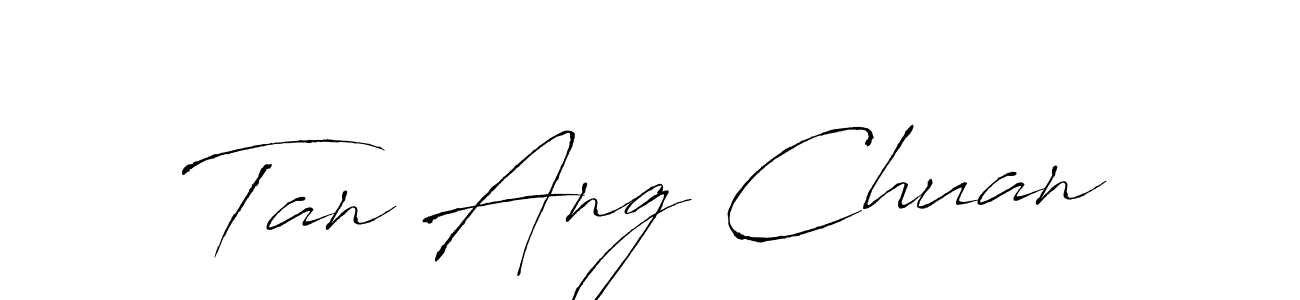 if you are searching for the best signature style for your name Tan Ang Chuan. so please give up your signature search. here we have designed multiple signature styles  using Antro_Vectra. Tan Ang Chuan signature style 6 images and pictures png