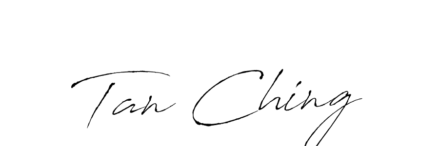 Also we have Tan Ching name is the best signature style. Create professional handwritten signature collection using Antro_Vectra autograph style. Tan Ching signature style 6 images and pictures png