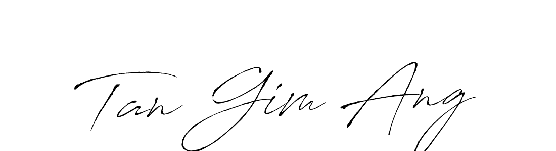 You can use this online signature creator to create a handwritten signature for the name Tan Gim Ang. This is the best online autograph maker. Tan Gim Ang signature style 6 images and pictures png