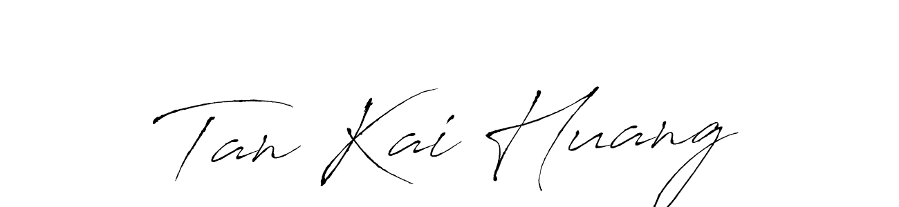 Design your own signature with our free online signature maker. With this signature software, you can create a handwritten (Antro_Vectra) signature for name Tan Kai Huang. Tan Kai Huang signature style 6 images and pictures png