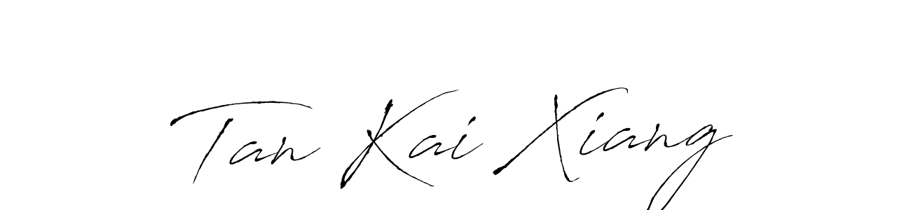 Also we have Tan Kai Xiang name is the best signature style. Create professional handwritten signature collection using Antro_Vectra autograph style. Tan Kai Xiang signature style 6 images and pictures png