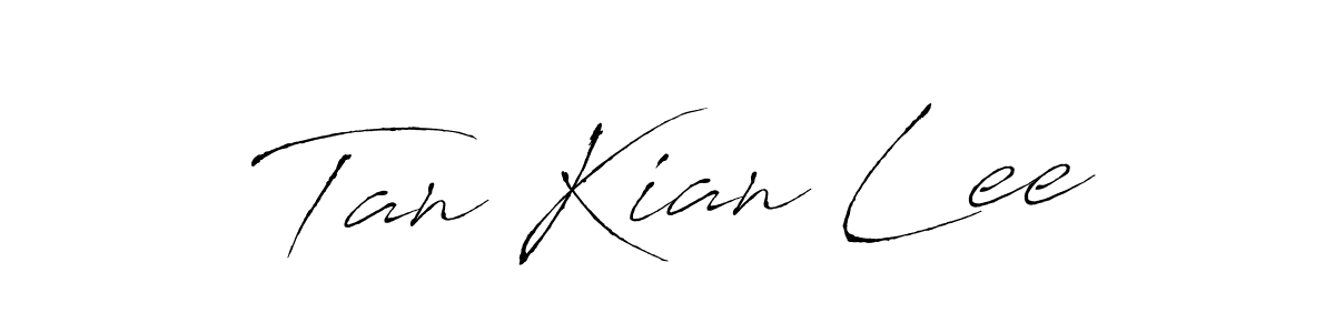 Design your own signature with our free online signature maker. With this signature software, you can create a handwritten (Antro_Vectra) signature for name Tan Kian Lee. Tan Kian Lee signature style 6 images and pictures png