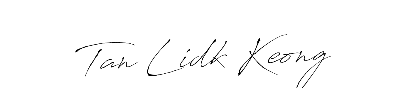 Make a short Tan Lidk Keong signature style. Manage your documents anywhere anytime using Antro_Vectra. Create and add eSignatures, submit forms, share and send files easily. Tan Lidk Keong signature style 6 images and pictures png