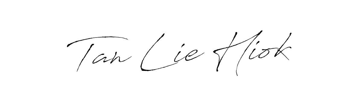 How to make Tan Lie Hiok signature? Antro_Vectra is a professional autograph style. Create handwritten signature for Tan Lie Hiok name. Tan Lie Hiok signature style 6 images and pictures png