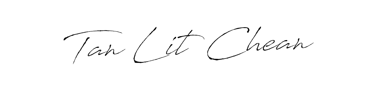 Antro_Vectra is a professional signature style that is perfect for those who want to add a touch of class to their signature. It is also a great choice for those who want to make their signature more unique. Get Tan Lit Chean name to fancy signature for free. Tan Lit Chean signature style 6 images and pictures png