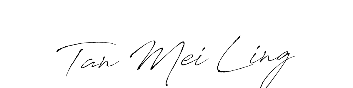 The best way (Antro_Vectra) to make a short signature is to pick only two or three words in your name. The name Tan Mei Ling include a total of six letters. For converting this name. Tan Mei Ling signature style 6 images and pictures png