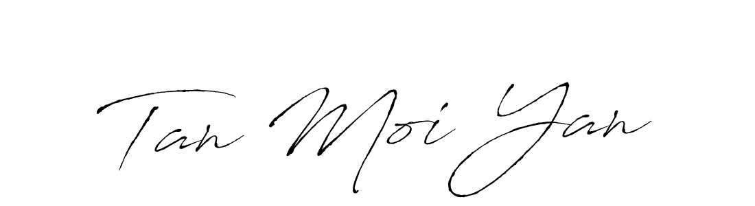 How to make Tan Moi Yan signature? Antro_Vectra is a professional autograph style. Create handwritten signature for Tan Moi Yan name. Tan Moi Yan signature style 6 images and pictures png