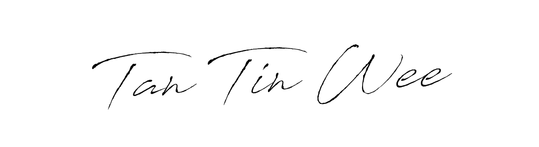 Design your own signature with our free online signature maker. With this signature software, you can create a handwritten (Antro_Vectra) signature for name Tan Tin Wee. Tan Tin Wee signature style 6 images and pictures png