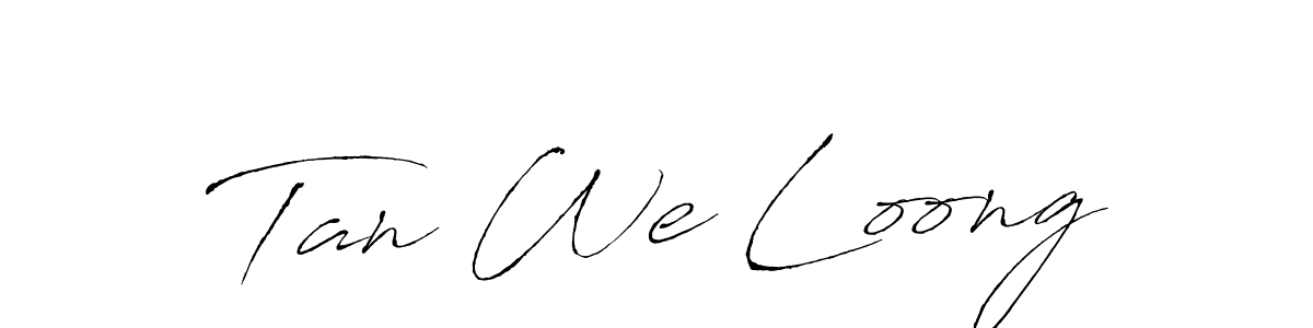It looks lik you need a new signature style for name Tan We Loong. Design unique handwritten (Antro_Vectra) signature with our free signature maker in just a few clicks. Tan We Loong signature style 6 images and pictures png