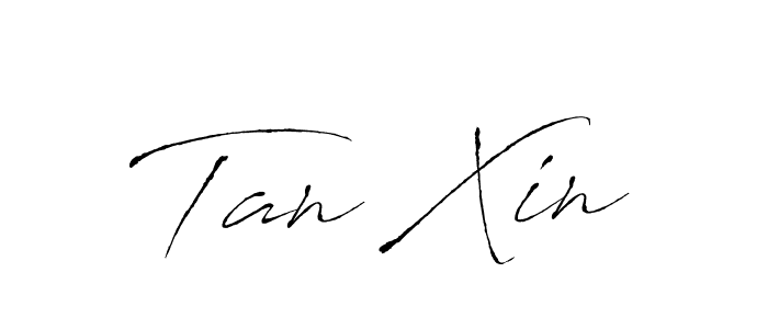 Use a signature maker to create a handwritten signature online. With this signature software, you can design (Antro_Vectra) your own signature for name Tan Xin. Tan Xin signature style 6 images and pictures png
