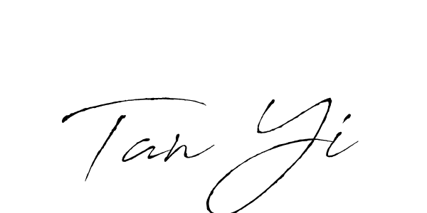 You should practise on your own different ways (Antro_Vectra) to write your name (Tan Yi) in signature. don't let someone else do it for you. Tan Yi signature style 6 images and pictures png