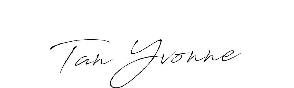 Similarly Antro_Vectra is the best handwritten signature design. Signature creator online .You can use it as an online autograph creator for name Tan Yvonne. Tan Yvonne signature style 6 images and pictures png