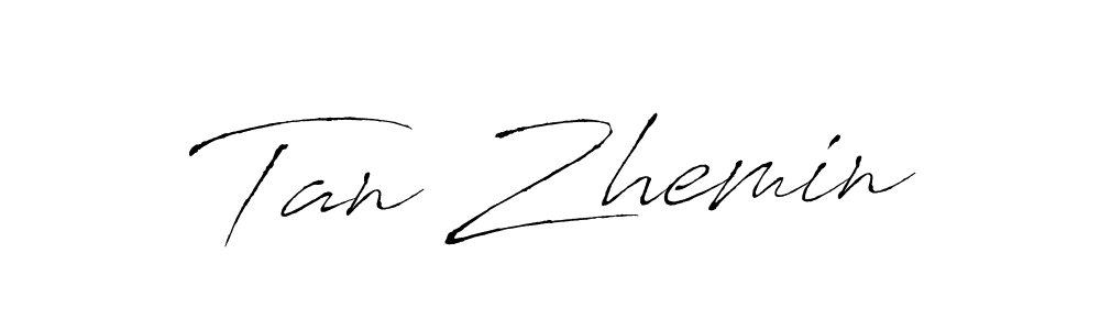 Antro_Vectra is a professional signature style that is perfect for those who want to add a touch of class to their signature. It is also a great choice for those who want to make their signature more unique. Get Tan Zhemin name to fancy signature for free. Tan Zhemin signature style 6 images and pictures png