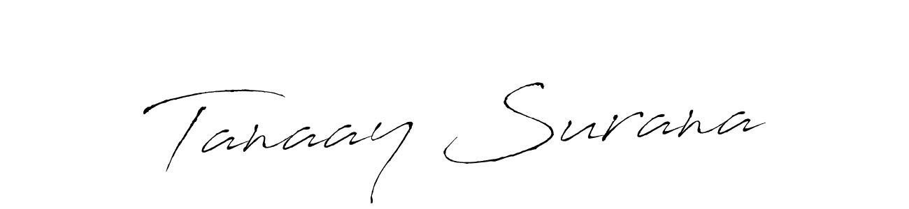 Make a beautiful signature design for name Tanaay Surana. Use this online signature maker to create a handwritten signature for free. Tanaay Surana signature style 6 images and pictures png
