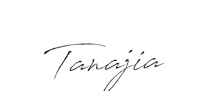 Tanajia stylish signature style. Best Handwritten Sign (Antro_Vectra) for my name. Handwritten Signature Collection Ideas for my name Tanajia. Tanajia signature style 6 images and pictures png